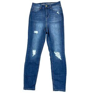 Vanilla Star Super High Rise Skinny Destructed Jeans Size 27/5